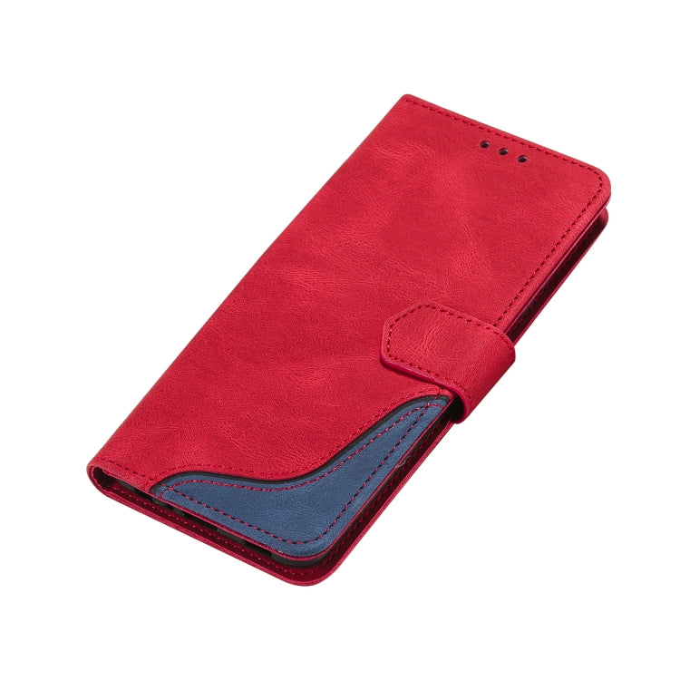 For Samsung Galaxy A32 5G Three-color Stitching Calf Texture Horizontal Flip Leather Case with Holder & Card Slots & Wallet