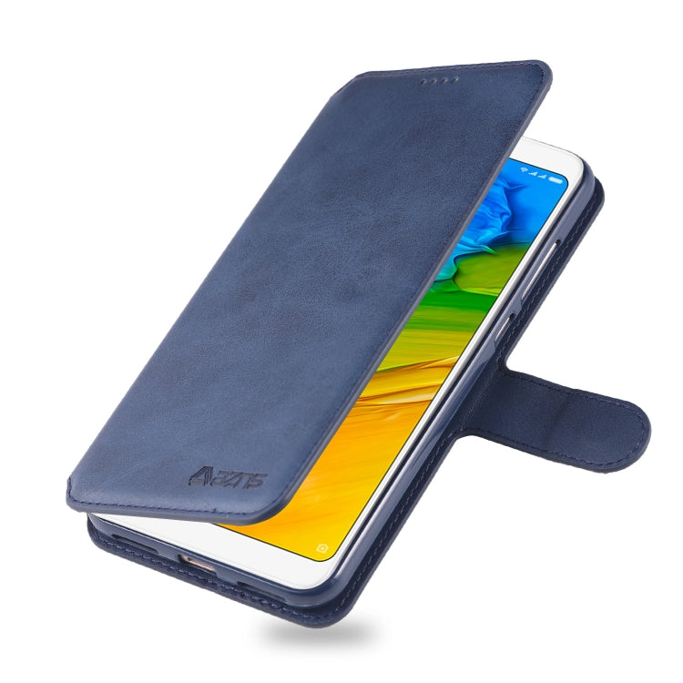 For Xiaomi Redmi 5 Plus AZNS Calf Texture Magnetic Horizontal Flip PU Leather Case with Holder & Card Slots & Photo Frame