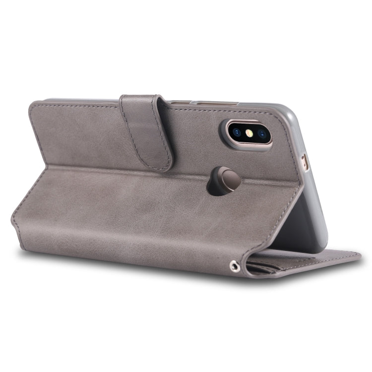 For Xiaomi Redmi Note 5 AZNS Calf Texture Magnetic Horizontal Flip PU Leather Case with Holder & Card Slots & Photo Frame