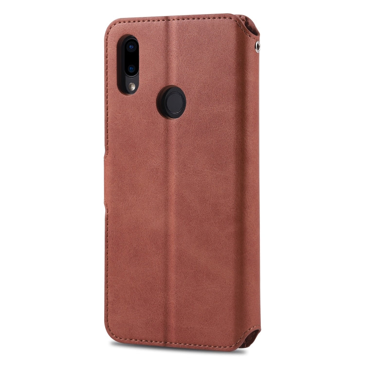 For Xiaomi Redmi Note7 AZNS Calf Texture Magnetic Horizontal Flip PU Leather Case with Holder & Card Slots & Photo Frame