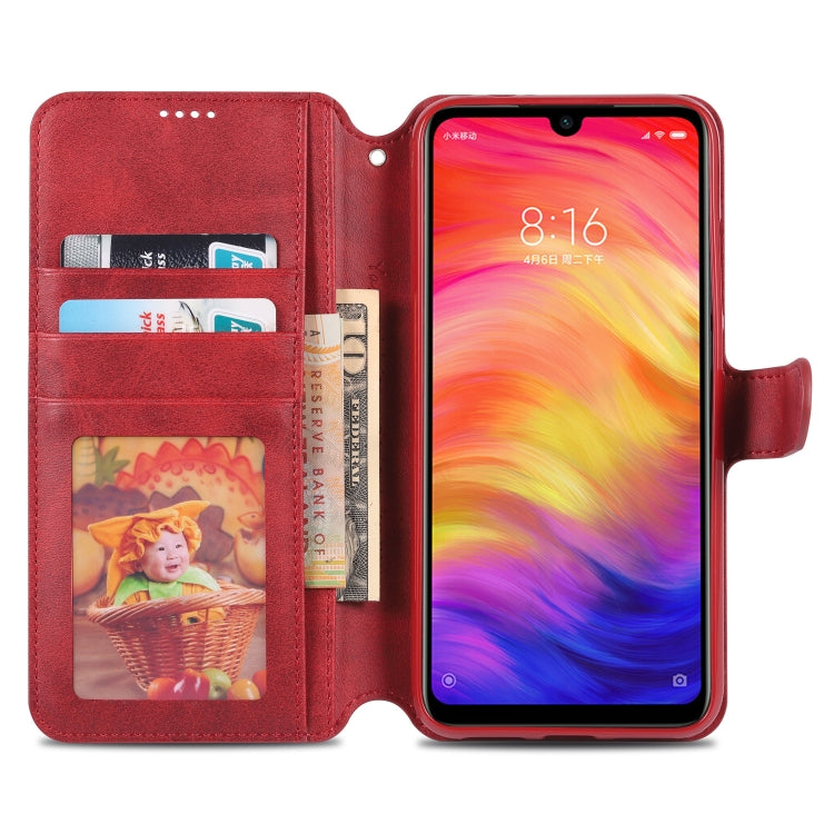 For Xiaomi Redmi Note7 AZNS Calf Texture Magnetic Horizontal Flip PU Leather Case with Holder & Card Slots & Photo Frame