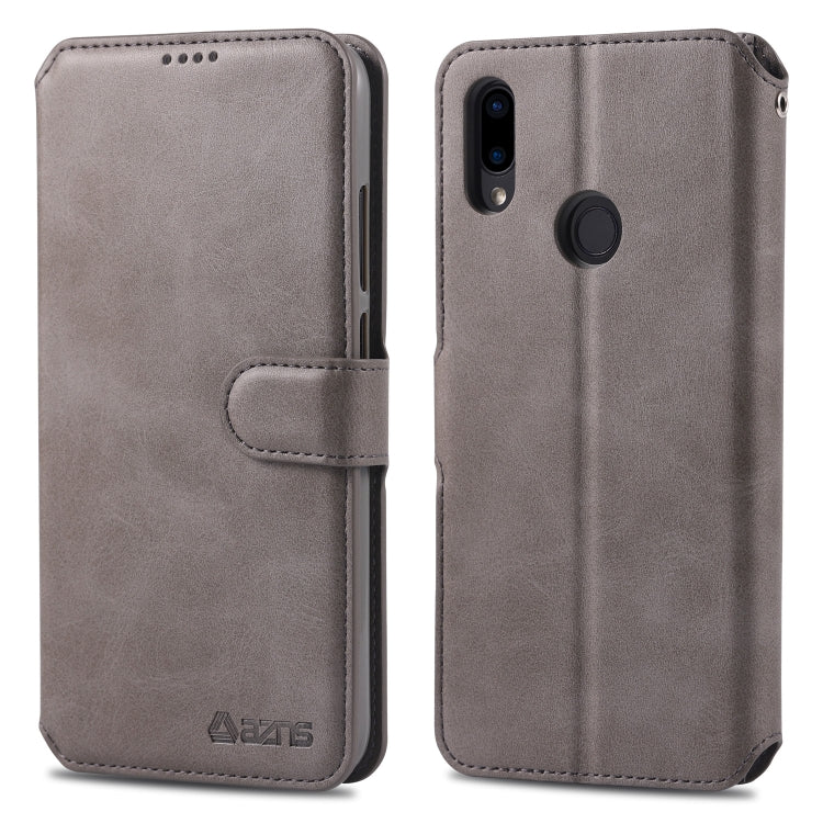 For Xiaomi Redmi Note7 AZNS Calf Texture Magnetic Horizontal Flip PU Leather Case with Holder & Card Slots & Photo Frame