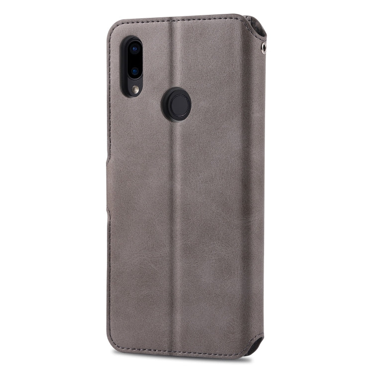 For Xiaomi Redmi Note7 AZNS Calf Texture Magnetic Horizontal Flip PU Leather Case with Holder & Card Slots & Photo Frame