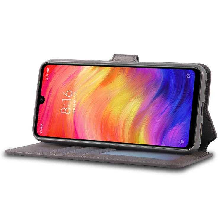 For Xiaomi Redmi Note7 AZNS Calf Texture Magnetic Horizontal Flip PU Leather Case with Holder & Card Slots & Photo Frame