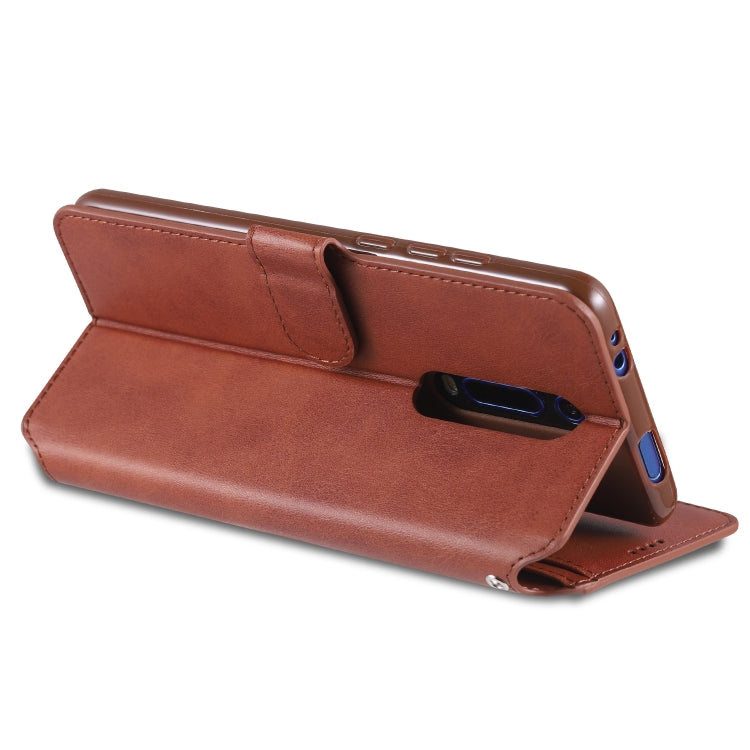 For Xiaomi Redmi K20 / K20 Pro AZNS Calf Texture Magnetic Horizontal Flip PU Leather Case with Holder & Card Slots & Photo Frame
