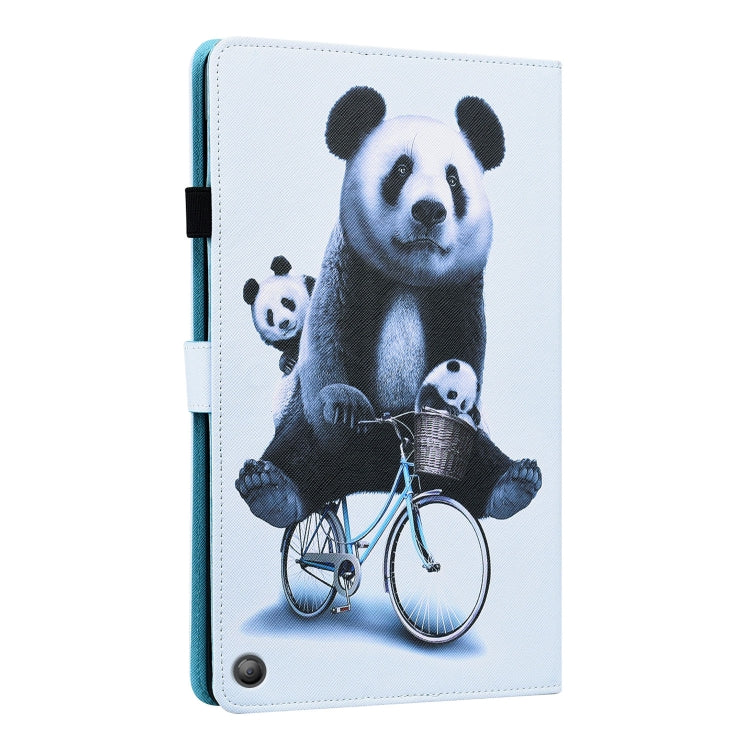 For Amazon Fire HD 8 2020 10th Gen Animal Pattern Horizontal Flip Leather Case with Holder & Card Slots & Photo Frame & Sleep / Wake-up Function