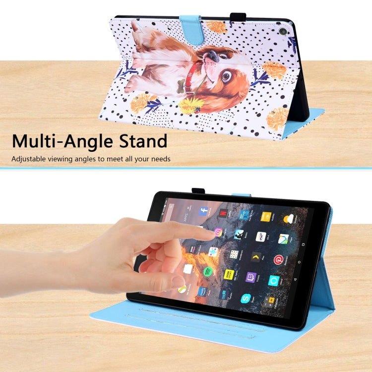 For Amazon Fire HD 10 2019 Animal Pattern Horizontal Flip Leather Case with Holder & Card Slots & Photo Frame & Sleep / Wake-up Function