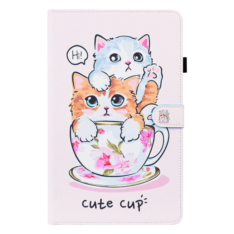 For Amazon Fire HD 10 2019 Animal Pattern Horizontal Flip Leather Case with Holder & Card Slots & Photo Frame & Sleep / Wake-up Function