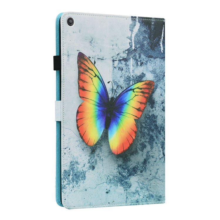 For Amazon Fire HD 10 2019 Animal Pattern Horizontal Flip Leather Case with Holder & Card Slots & Photo Frame & Sleep / Wake-up Function