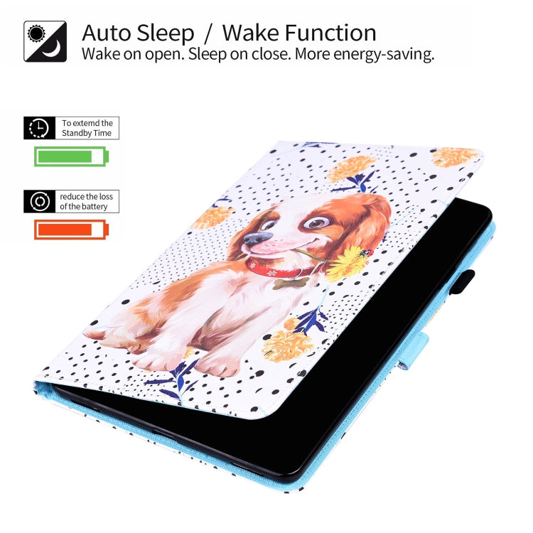 For Amazon Fire HD 10 2021 Animal Pattern Horizontal Flip Leather Case with Holder & Card Slots & Photo Frame & Sleep / Wake-up Function