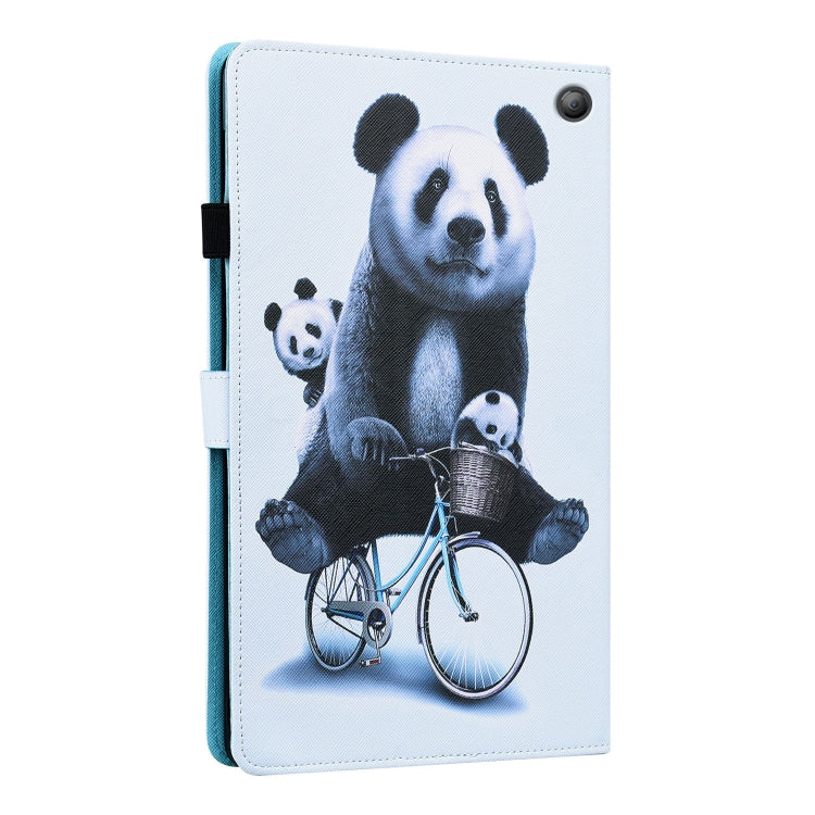 For Amazon Fire HD 10 2021 Animal Pattern Horizontal Flip Leather Case with Holder & Card Slots & Photo Frame & Sleep / Wake-up Function