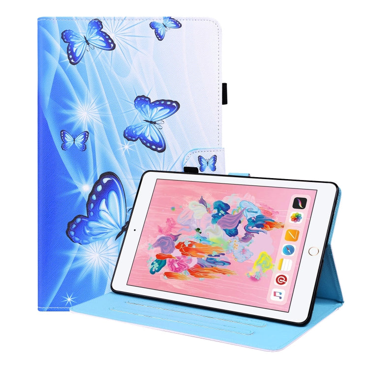 Animal Pattern Horizontal Flip Leather Case with Holder & Card Slots & Photo Frame & Sleep / Wake-up Function For iPad 9.7 2018 / 2017