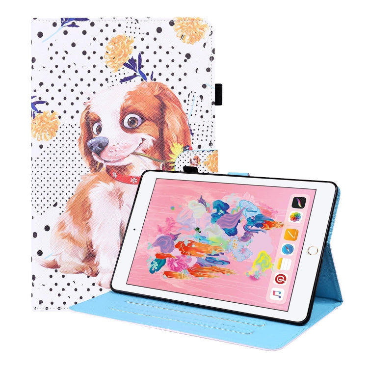 Animal Pattern Horizontal Flip Leather Case with Holder & Card Slots & Photo Frame & Sleep / Wake-up Function For iPad 9.7 2018 / 2017