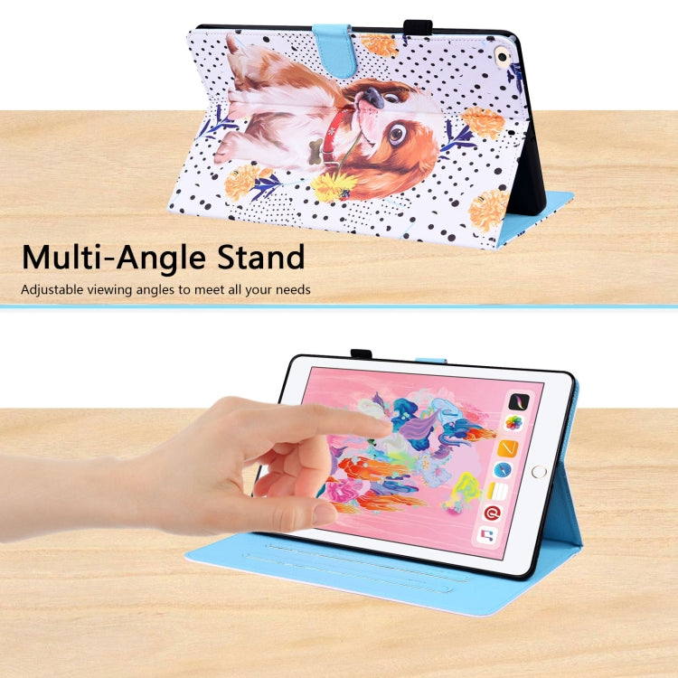 Animal Pattern Horizontal Flip Leather Case with Holder & Card Slots & Photo Frame & Sleep / Wake-up Function For iPad 9.7 2018 / 2017
