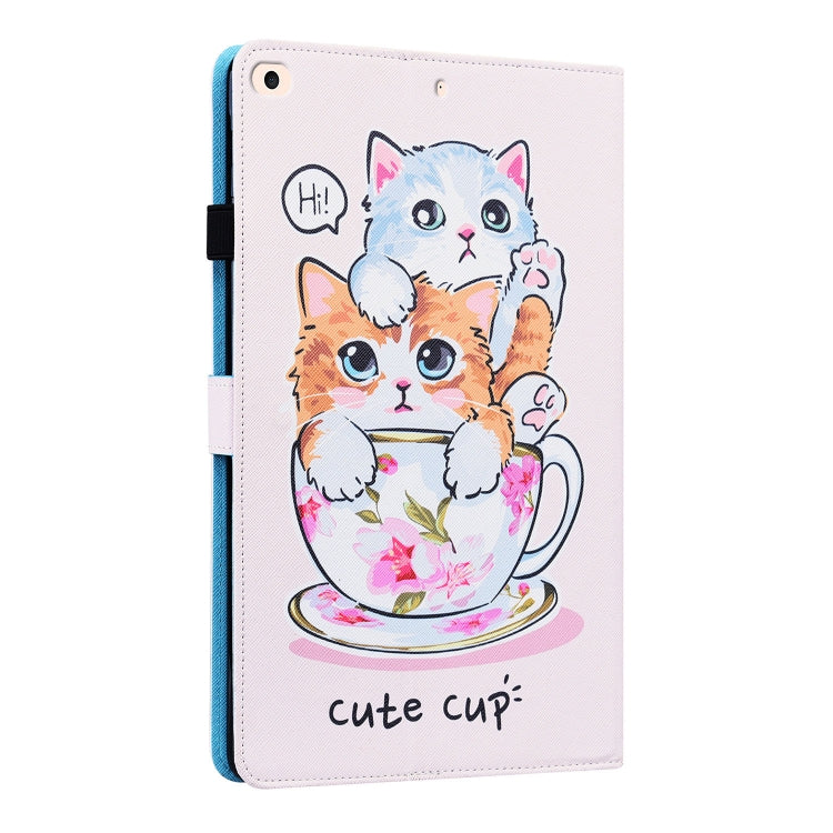 Animal Pattern Horizontal Flip Leather Case with Holder & Card Slots & Photo Frame & Sleep / Wake-up Function For iPad 9.7 2018 / 2017
