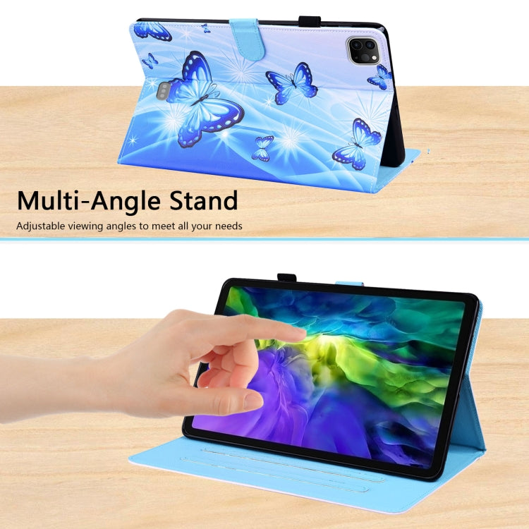 For iPad Pro 11 2022 / 2021 / 2020 / Air 2020 10.9Animal Pattern Horizontal Flip Leather Tablet Case with Holder & Card Slots & Photo Frame & Sleep / Wake-up Function