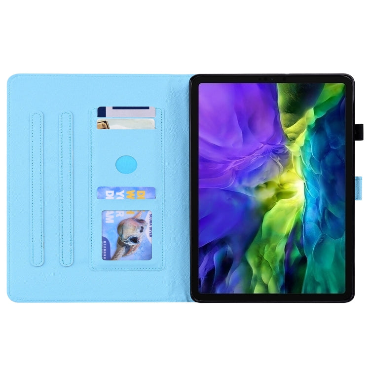 For iPad Pro 11 2022 / 2021 / 2020 / Air 2020 10.9Animal Pattern Horizontal Flip Leather Tablet Case with Holder & Card Slots & Photo Frame & Sleep / Wake-up Function