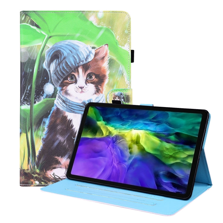 For iPad Pro 11 2022 / 2021 / 2020 / Air 2020 10.9Animal Pattern Horizontal Flip Leather Tablet Case with Holder & Card Slots & Photo Frame & Sleep / Wake-up Function