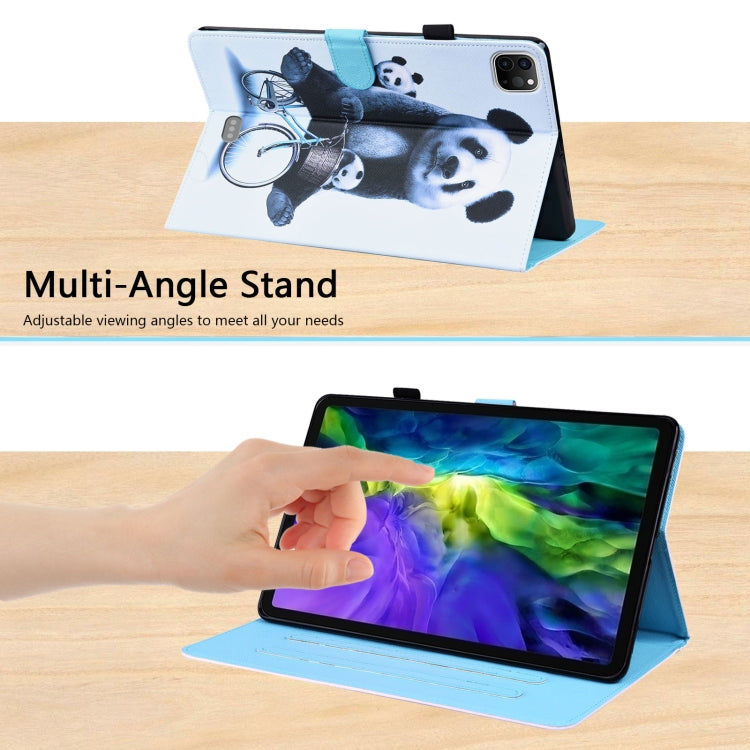 For iPad Pro 11 2022 / 2021 / 2020 / Air 2020 10.9Animal Pattern Horizontal Flip Leather Tablet Case with Holder & Card Slots & Photo Frame & Sleep / Wake-up Function