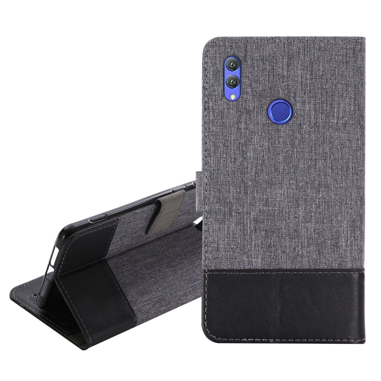 For Huawei Honor Note 10 MUXMA MX102 Horizontal Flip Canvas Leather Case with Stand & Card Slot & Wallet Function