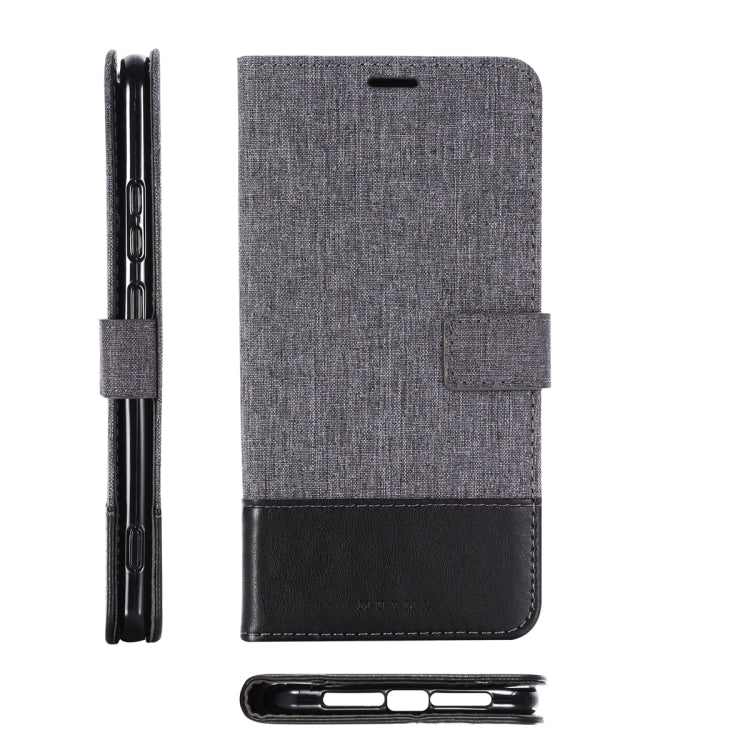 For Huawei Honor Note 10 MUXMA MX102 Horizontal Flip Canvas Leather Case with Stand & Card Slot & Wallet Function