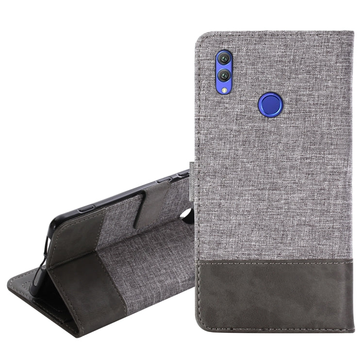 For Huawei Honor Note 10 MUXMA MX102 Horizontal Flip Canvas Leather Case with Stand & Card Slot & Wallet Function