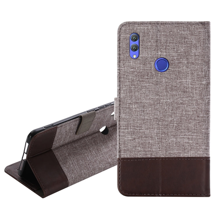 For Huawei Honor Note 10 MUXMA MX102 Horizontal Flip Canvas Leather Case with Stand & Card Slot & Wallet Function