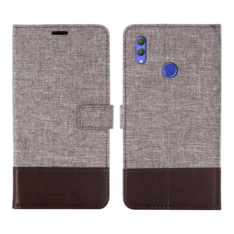 For Huawei Honor Note 10 MUXMA MX102 Horizontal Flip Canvas Leather Case with Stand & Card Slot & Wallet Function