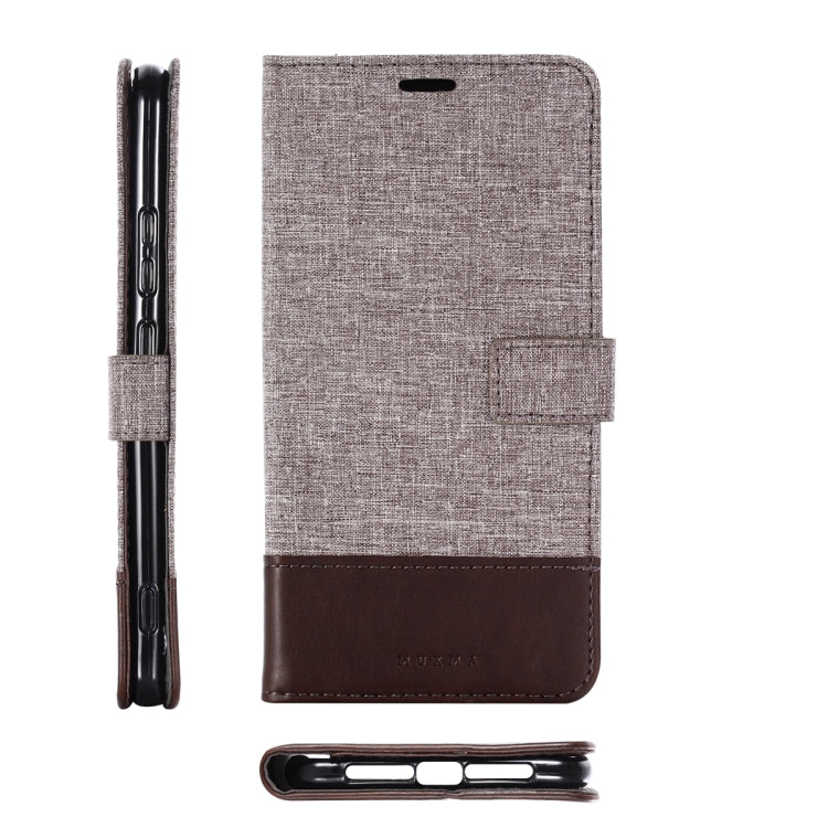 For Huawei Honor Note 10 MUXMA MX102 Horizontal Flip Canvas Leather Case with Stand & Card Slot & Wallet Function