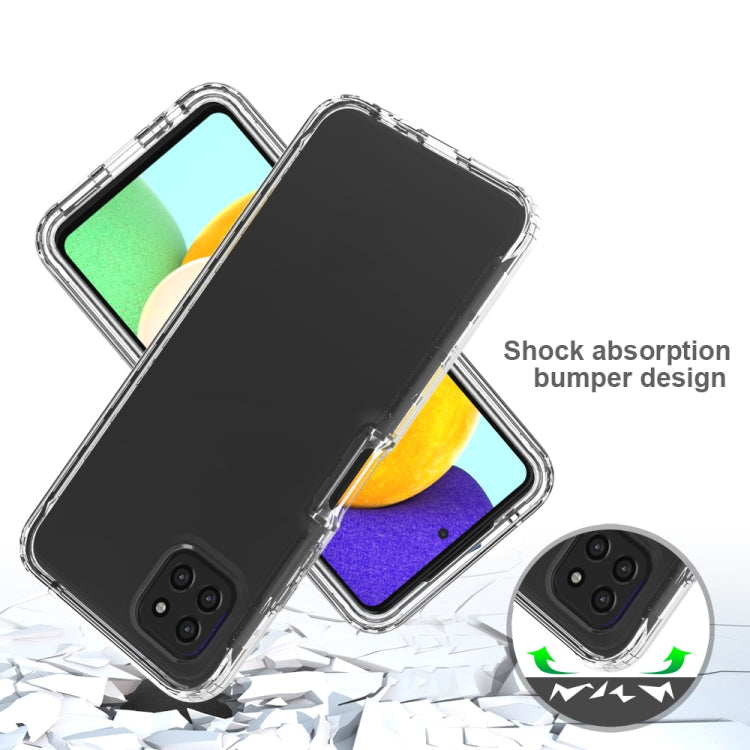 For Samsung Galaxy A22 5G Shockproof Highly Transparent PC+TPU Protective Case