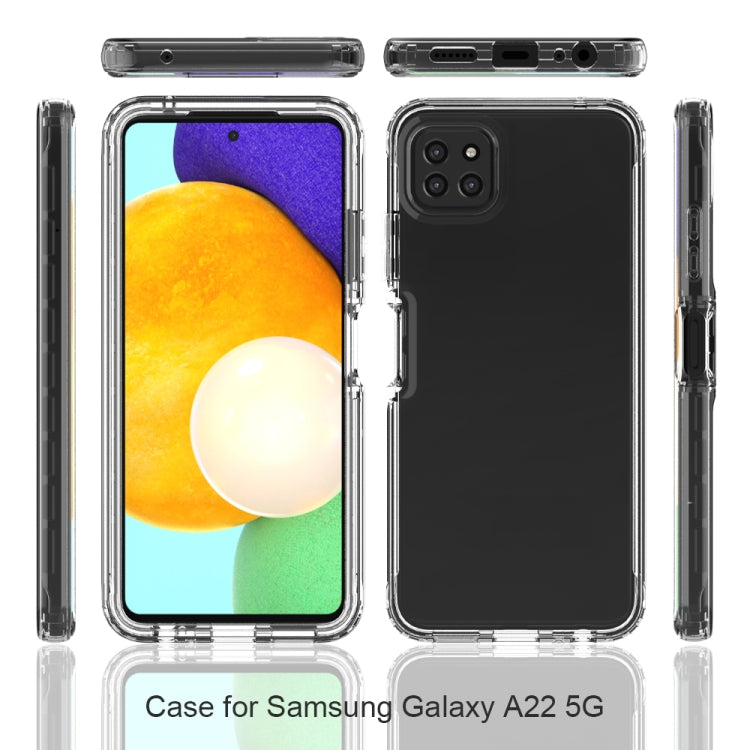 For Samsung Galaxy A22 5G Shockproof Highly Transparent PC+TPU Protective Case