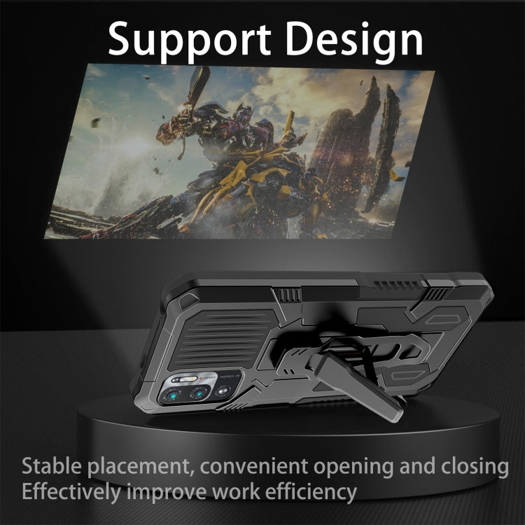 For Xiaomi Redmi Note 10 5G Armor Warrior Shockproof PC + TPU Protective Case