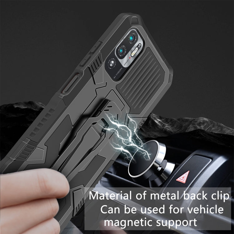 For Xiaomi Redmi Note 10 5G Armor Warrior Shockproof PC + TPU Protective Case