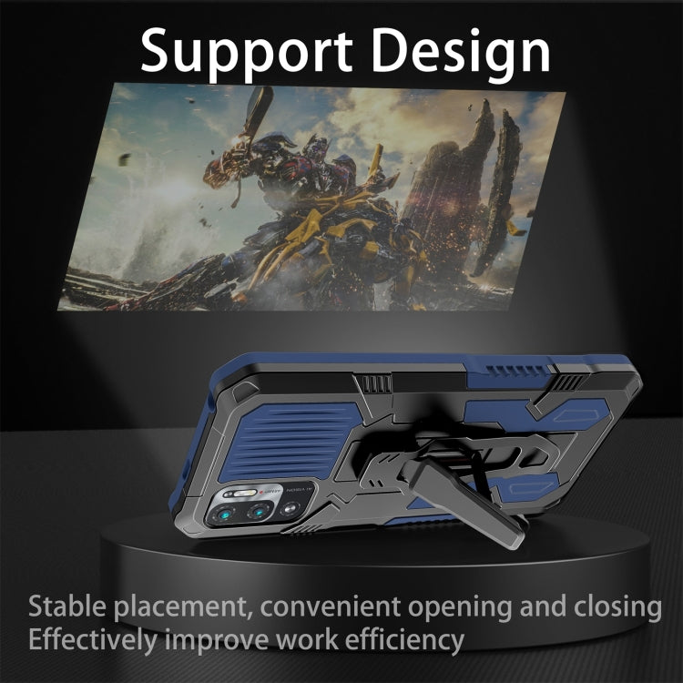 For Xiaomi Redmi Note 10 5G Armor Warrior Shockproof PC + TPU Protective Case