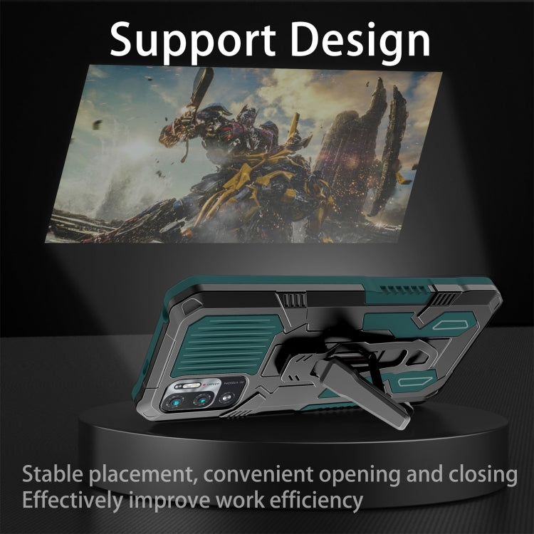 For Xiaomi Redmi Note 10 5G Armor Warrior Shockproof PC + TPU Protective Case