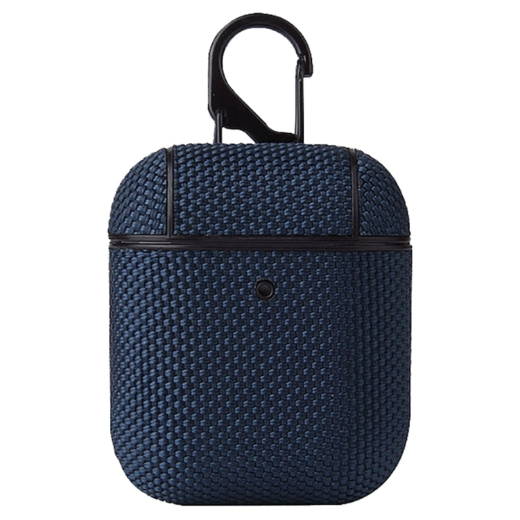 Business Cloth Earphone Protective Case with Hook For AirPods 1 / 2