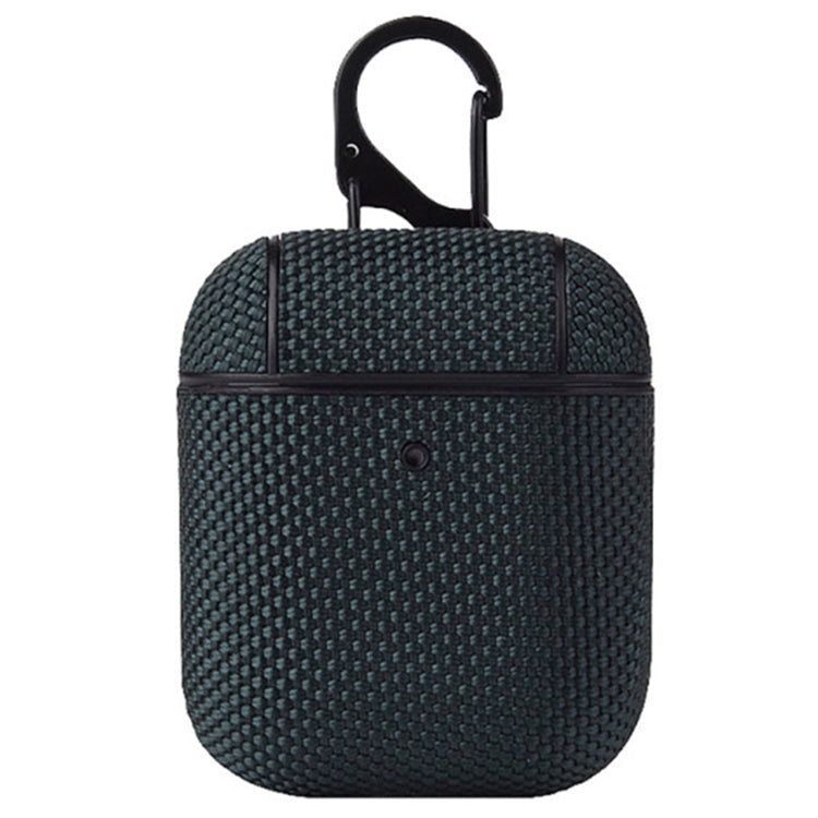Business Cloth Earphone Protective Case with Hook For AirPods 1 / 2