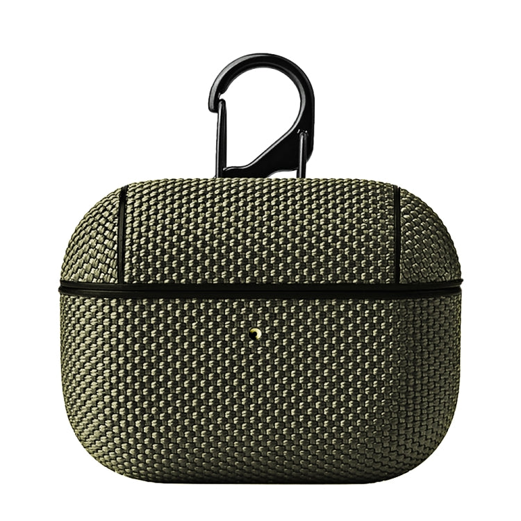 Business Cloth Earphone Protective Case with Hook For AirPods Pro