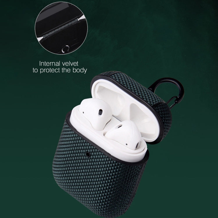 Business Cloth Earphone Protective Case with Hook For AirPods Pro