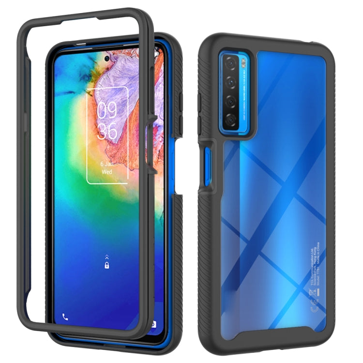 For TCL 20s Starry Sky Solid Color Series Shockproof PC + TPU Case
