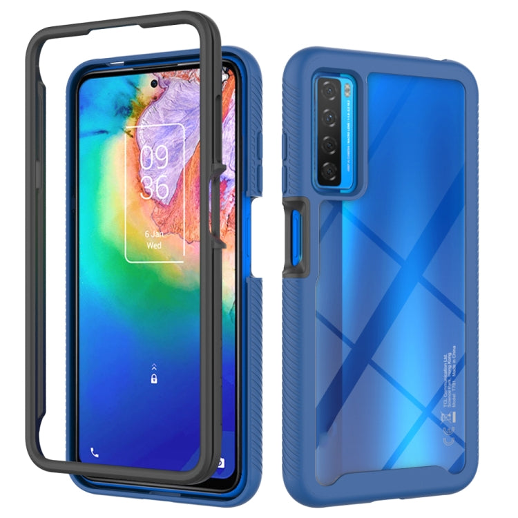 For TCL 20s Starry Sky Solid Color Series Shockproof PC + TPU Case