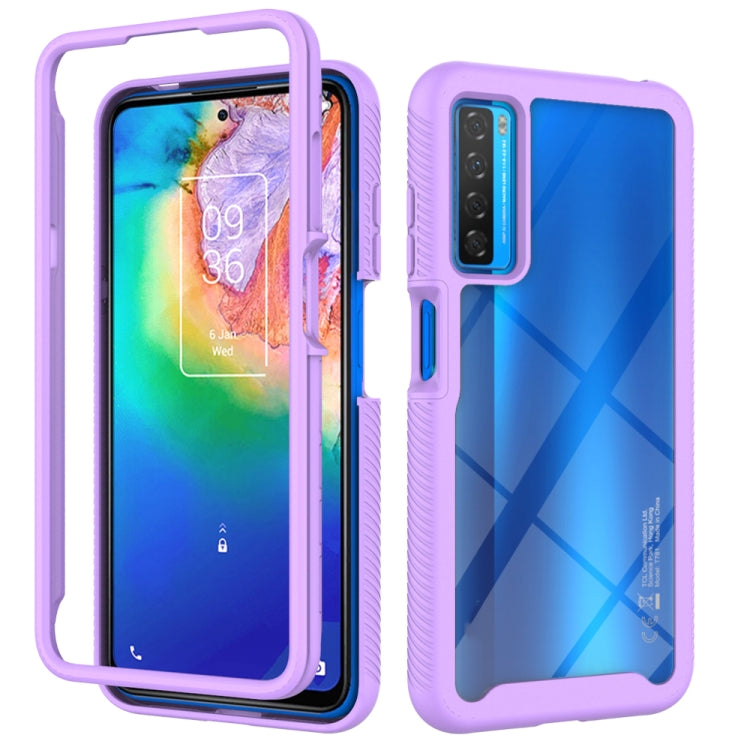 For TCL 20s Starry Sky Solid Color Series Shockproof PC + TPU Case