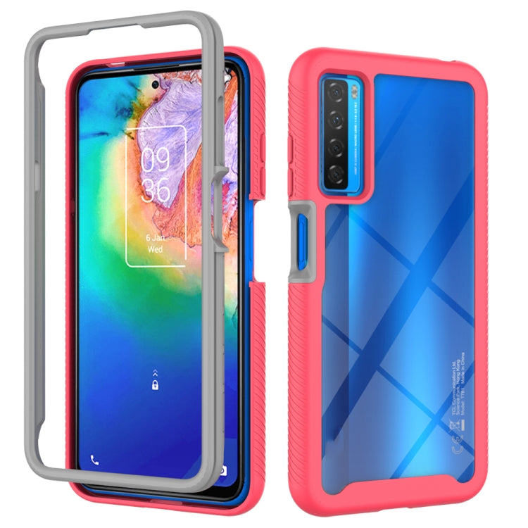 For TCL 20s Starry Sky Solid Color Series Shockproof PC + TPU Case