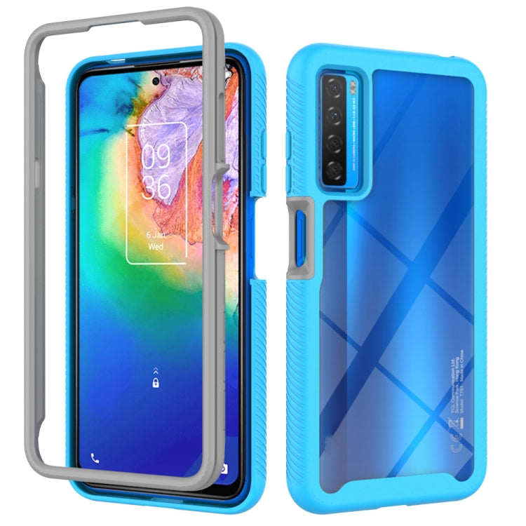 For TCL 20s Starry Sky Solid Color Series Shockproof PC + TPU Case