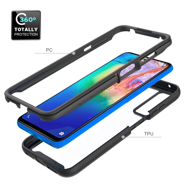 For TCL 20s Starry Sky Solid Color Series Shockproof PC + TPU Case
