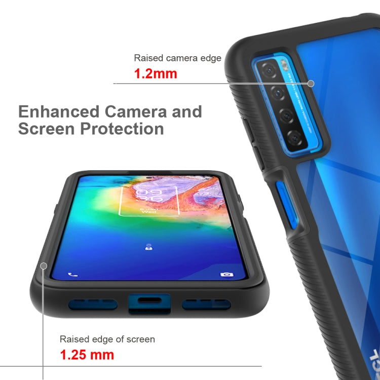 For TCL 20s Starry Sky Solid Color Series Shockproof PC + TPU Case