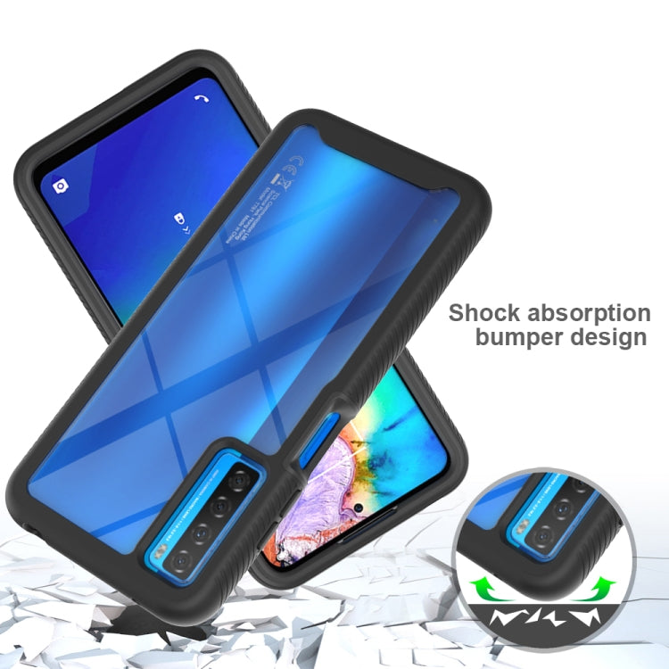 For TCL 20s Starry Sky Solid Color Series Shockproof PC + TPU Case