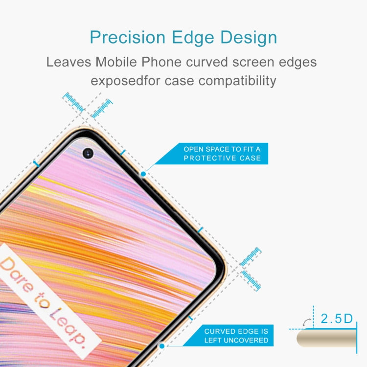 For OPPO Realme V15 5G 10 PCS 0.26mm 9H 2.5D Tempered Glass Film