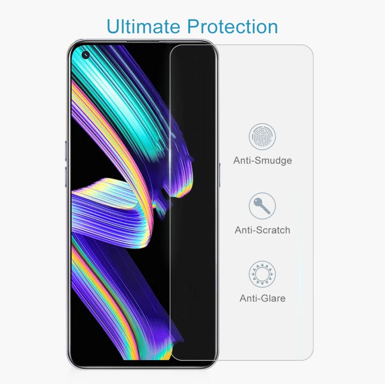 For OPPO Realme GT Neo / GT Neo Flash 50 PCS 0.26mm 9H 2.5D Tempered Glass Film