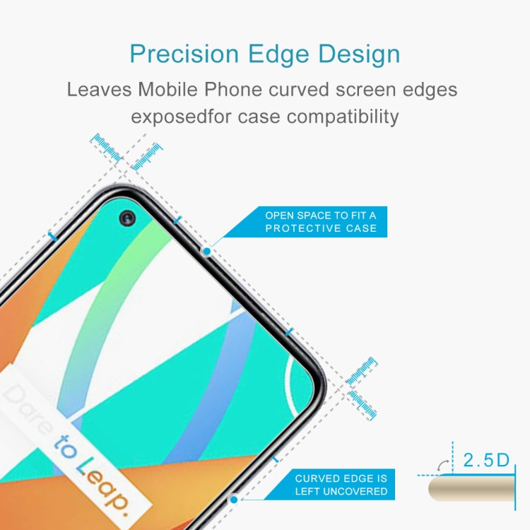 For OPPO Realme V13 5G 50 PCS 0.26mm 9H 2.5D Tempered Glass Film